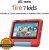 All-new Fire 7 Kids tablet, 7″ display, ages 3-7, with ad-free content kids love, 2-year worry free guarantee, parental controls, 16 GB, (2022 release), Red